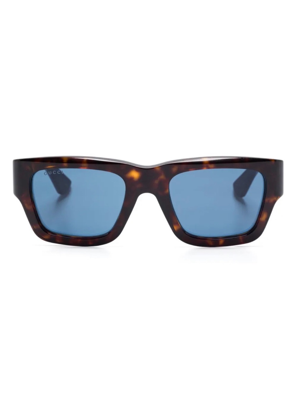 New Gucci GG1668S 002 Havana Sunglasses with Burgundy & Blue Temples Authentic - Picture 4 of 5